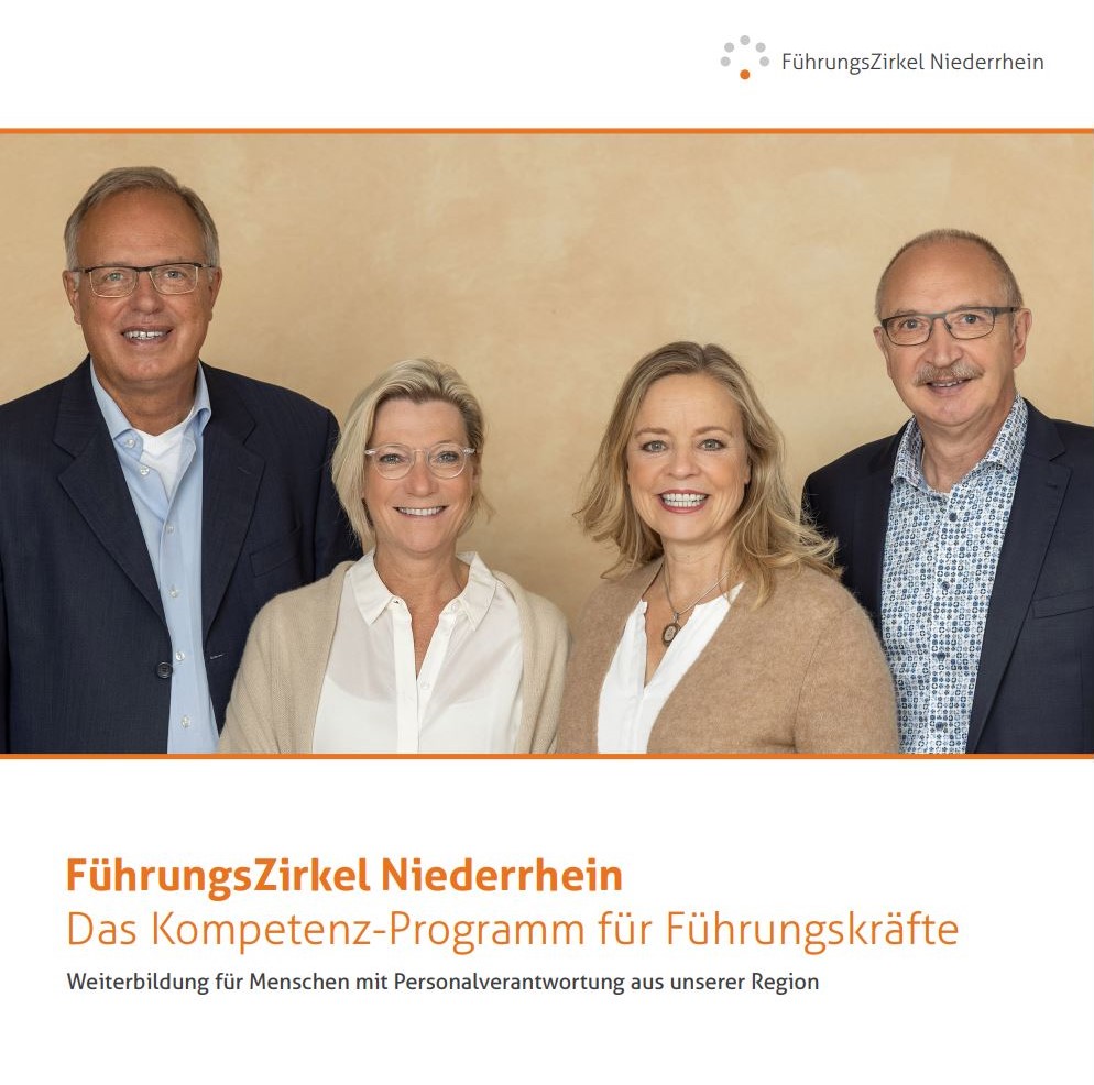 Titelseite Prospekt Führungszirkel Niederrhein: Das Kompetenz-Programm für Führungskräfte